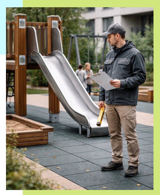 Сертификация детских площадок в Похвистневе от 25630 р. | Алешин-Пхв