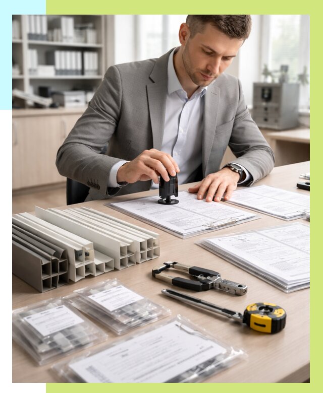 Сертификация ПВХ продукции в Похвистневе от 8714 р., Алешин-Пхв