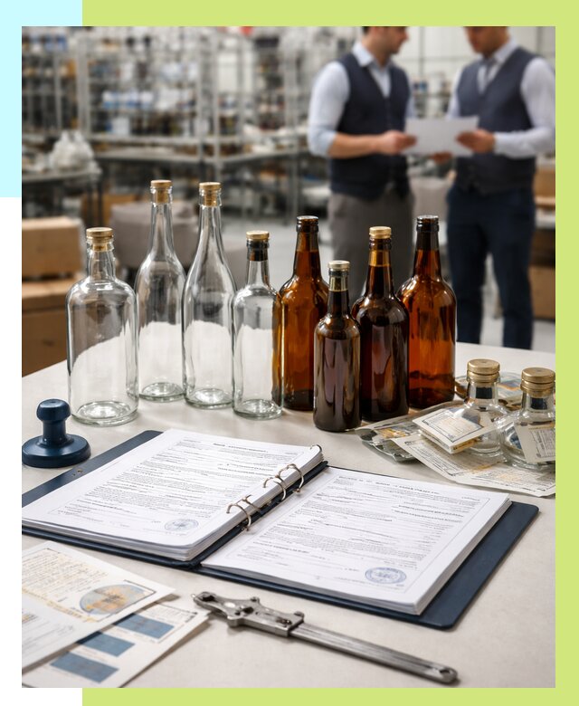Сертификация стеклянных бутылок в Похвистневе от 25630 р. | Алешин-Пхв