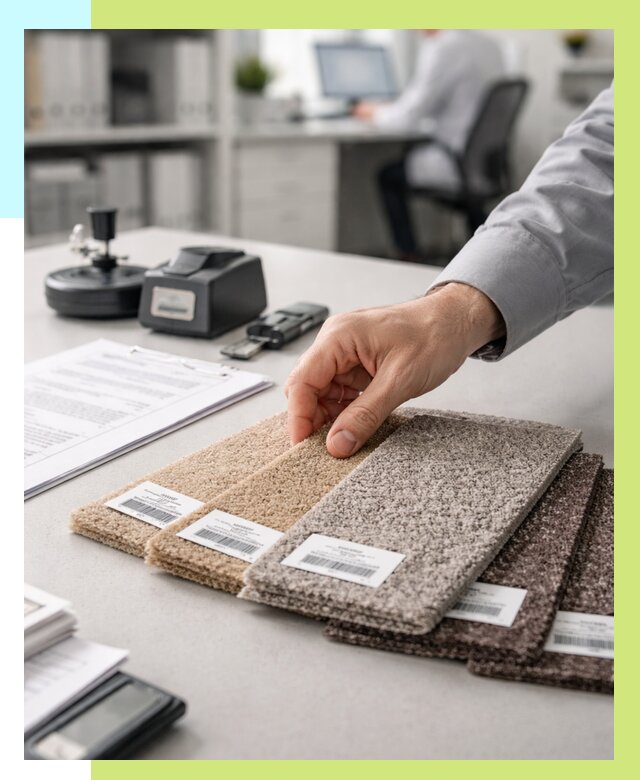 Сертификация ковролина в Похвистневе от 15378 р., Алешин-Пхв