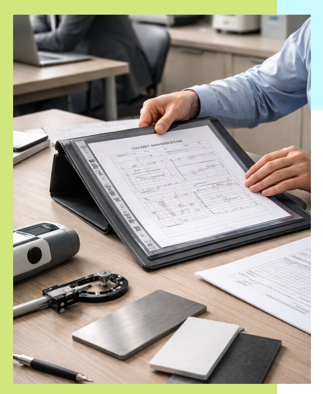 Оформление паспорта материала для продукции в Похвистневе