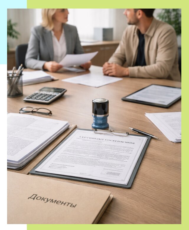 Сертификат соответствия на продукцию в Похвистневе от 15378 р.|Алешин-Пхв