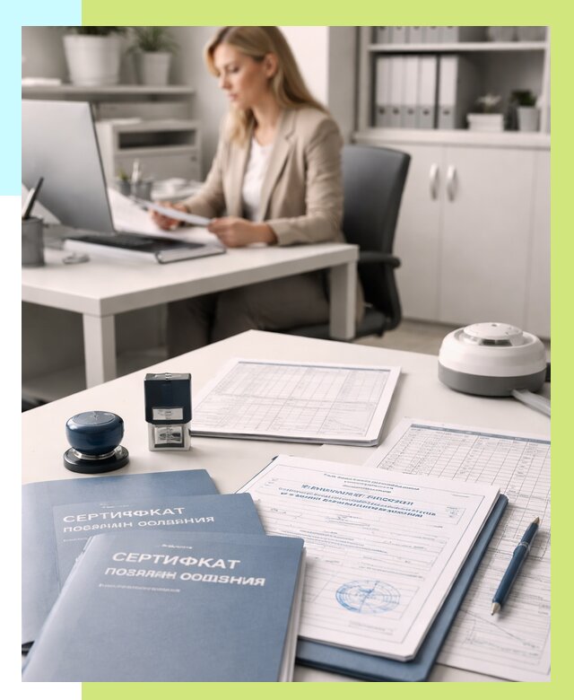 Сертификаты пожарной безопасности в Похвистневе от 15378 р. | Алешин-Пхв