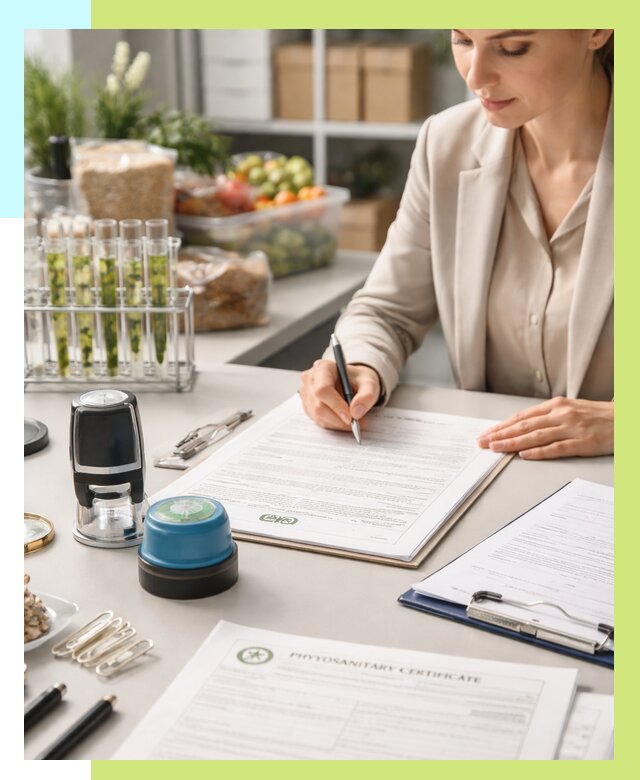 Фитосанитарный сертификат оформить в Похвистневе от 4613 р. | Алешин-Пхв