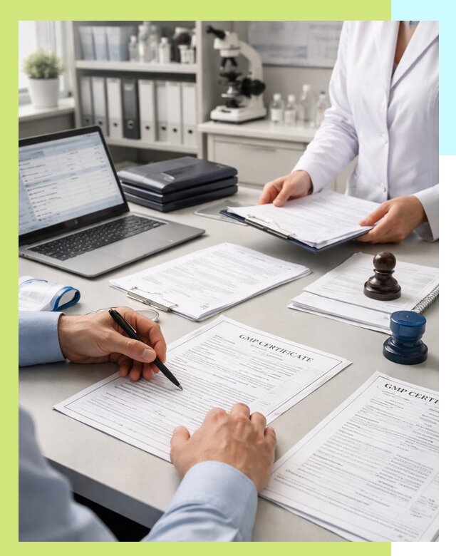 Оформление сертификата GMP в Похвистневе для фармпроизводства