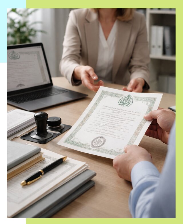 Халяль сертификат в Похвистневе, получить от 15378 р. | Алешин-Пхв