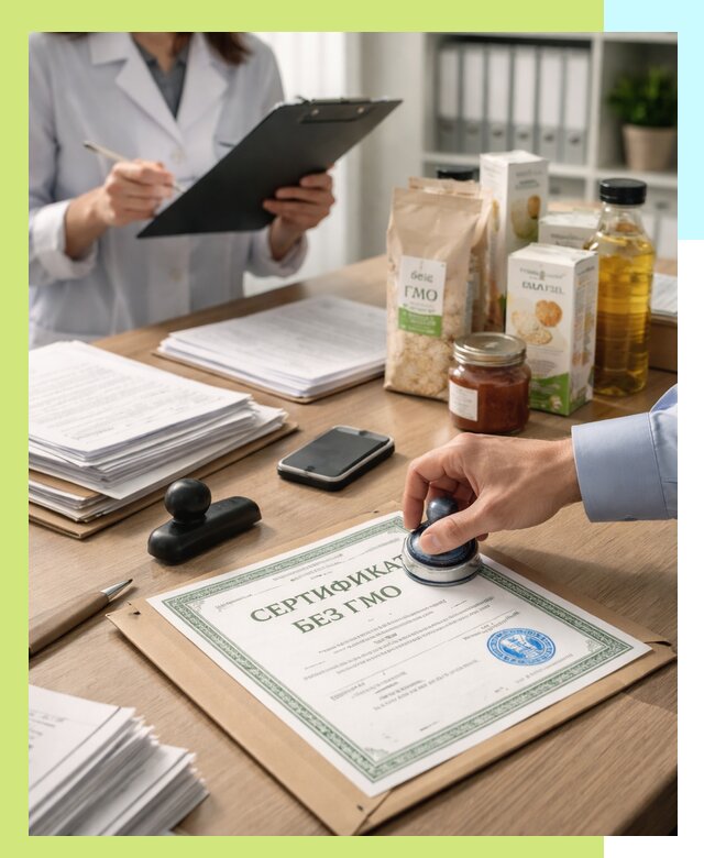 Получение сертификата Без ГМО для продукции в Похвистневе