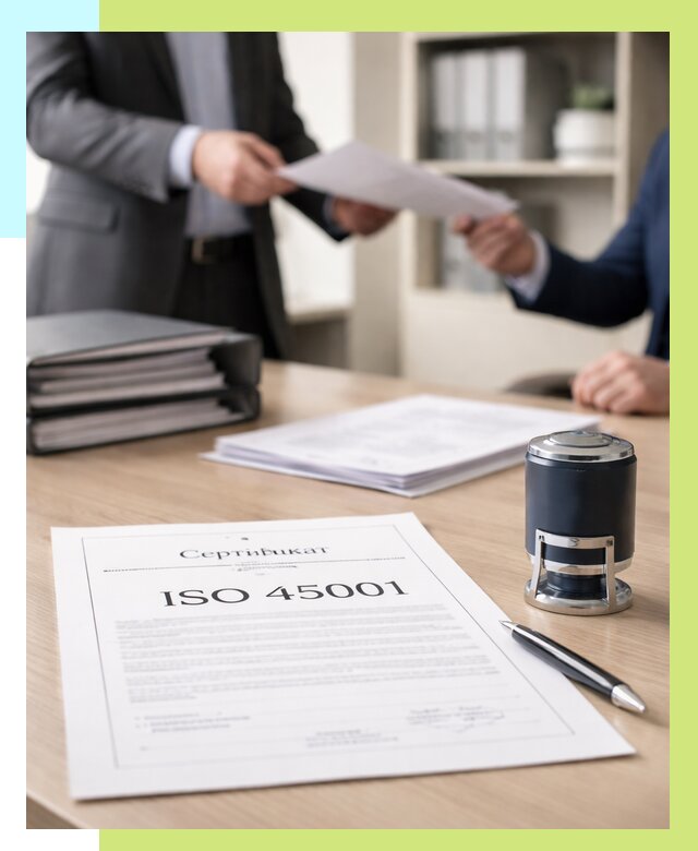 Сертификат ISO 45001 в Похвистневе под ключ от 46134 р. | Алешин-Пхв