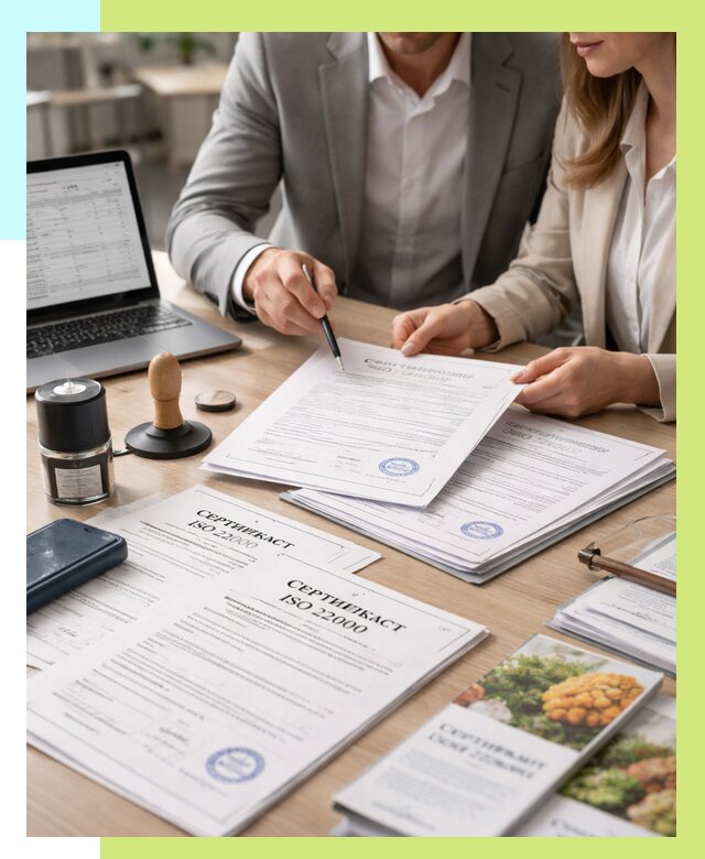 Сертификат ISO 22000 в Похвистневе от 41008 р. под ключ | Алешин-Пхв