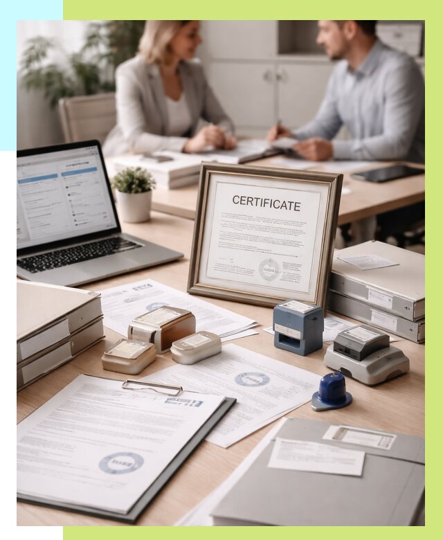 Сертификация компании в Похвистневе от 46134 р. | Алешин-Пхв — заказ